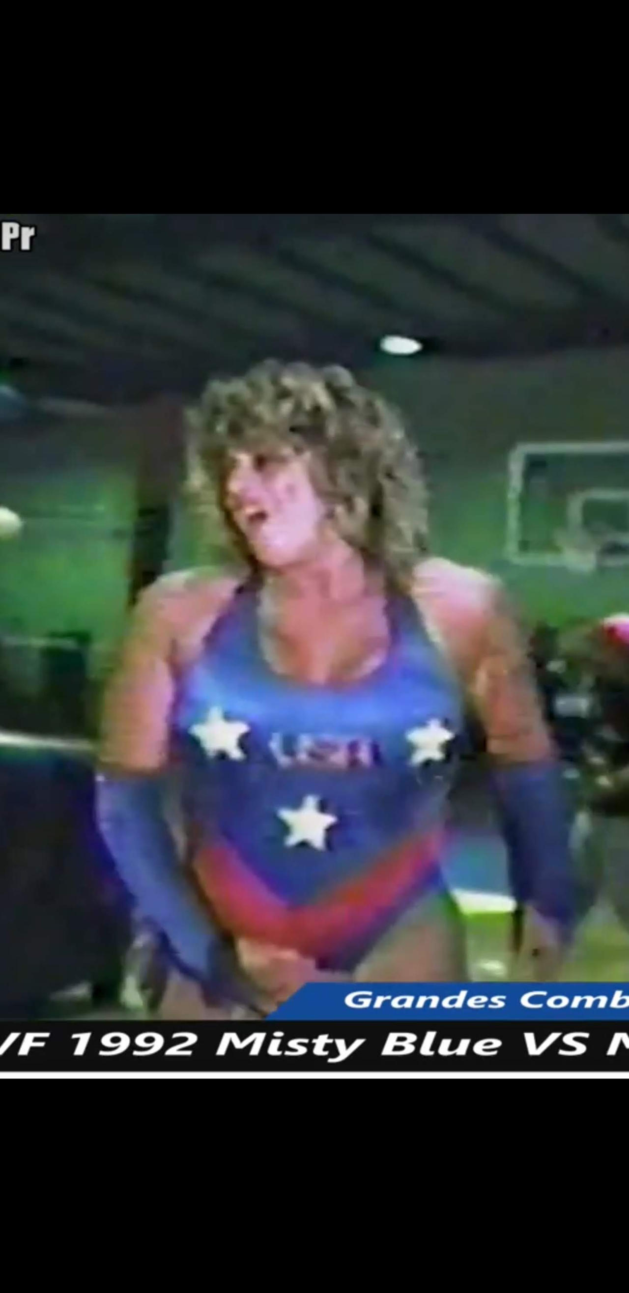 A hurt Misty, in the war of her life.