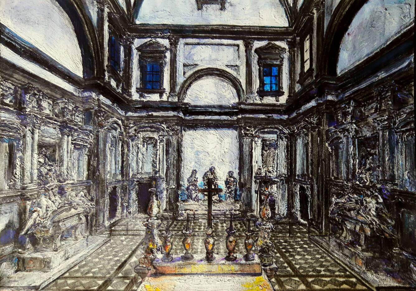 Michelangelo, New Sacristy by Architect-Gillesania on DeviantArt
