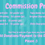 Commission Prices Now Available!