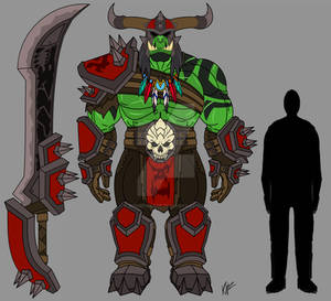 Warcraft Character Concept: Gheal'Dan Grimgaze 1