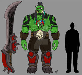 Warcraft Character Concept: Gheal'Dan Grimgaze 1