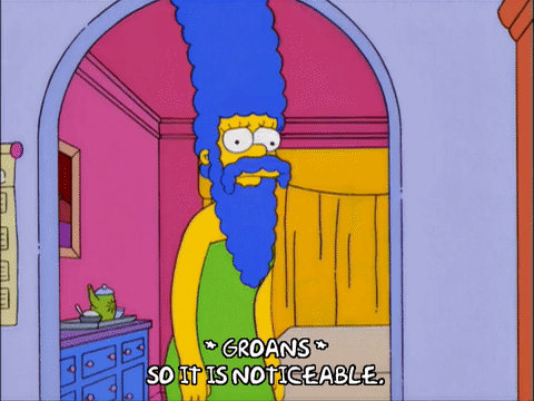 Marge Simpson with a Beard by KareemCarzan on DeviantArt