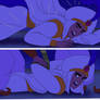 Aladdin gagged