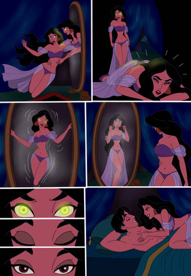 Princess Jasmine and the mirror 2 comic page