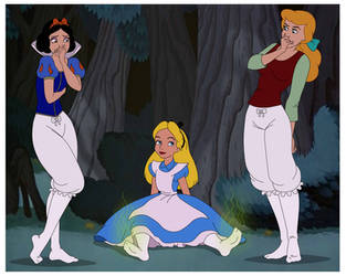 Cinderella, Snow White and Alice