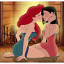 Ariel and Mulan
