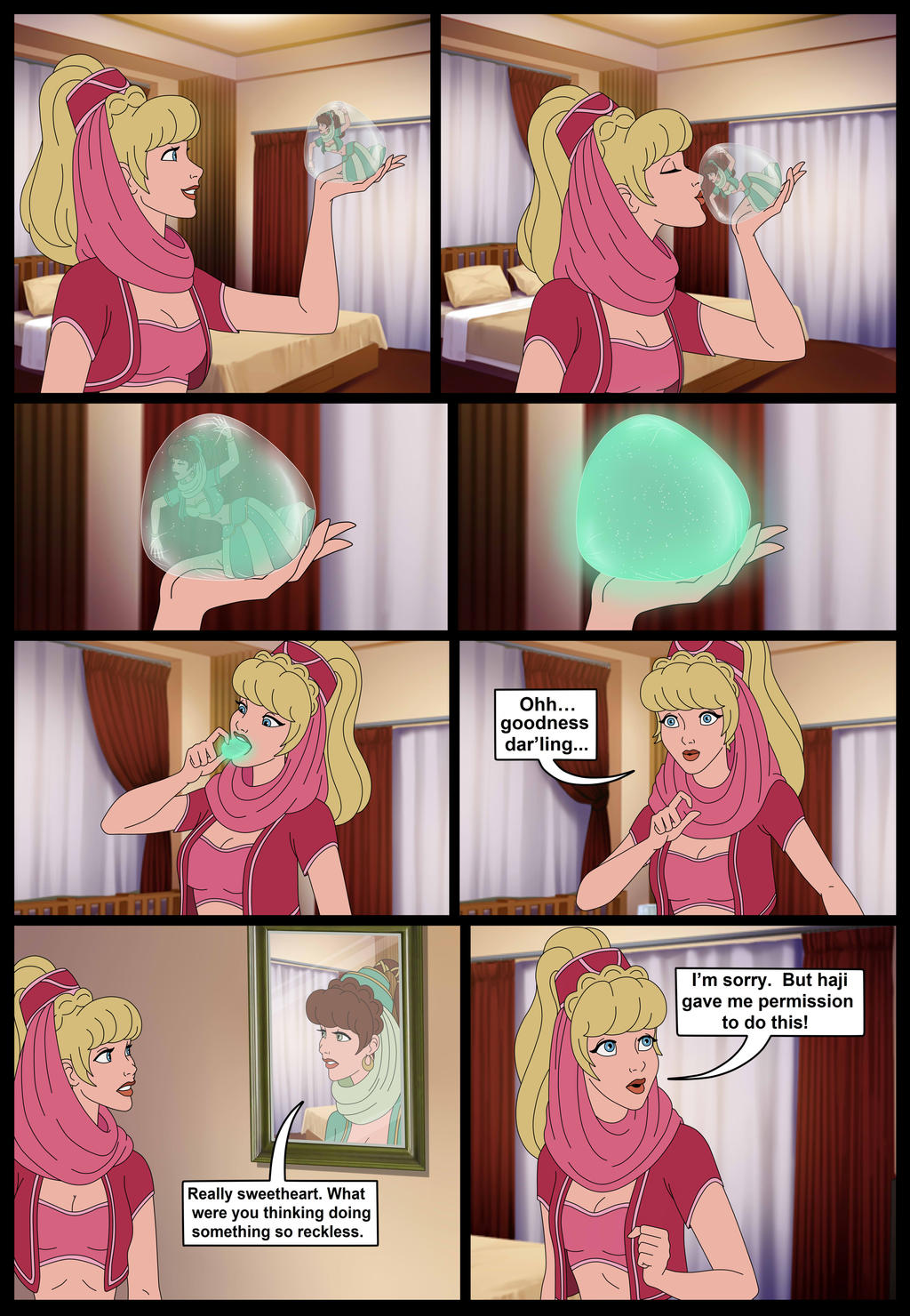 Butterflies In My Head Gravity Falls Jeannie page 1 by SerisaBibi on DeviantArt