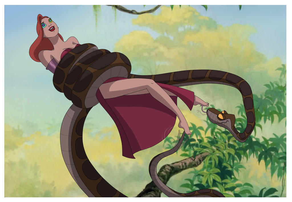 Kaa And Jessica Rabbit By SerisaBibi On DeviantArt kaa-and-jessica-rabbit-by-serisabibi-on-deviantart