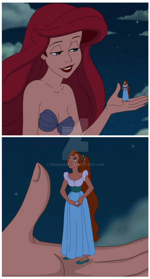 Ariel and Thumbelina