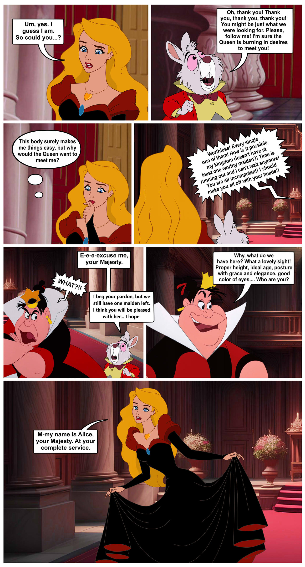 Spring Comic Queen The Adventures of Queen Alice comic page 95 by SerisaBibi on DeviantArt