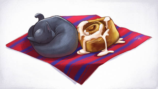 FoodCats: Cinnamon Roll