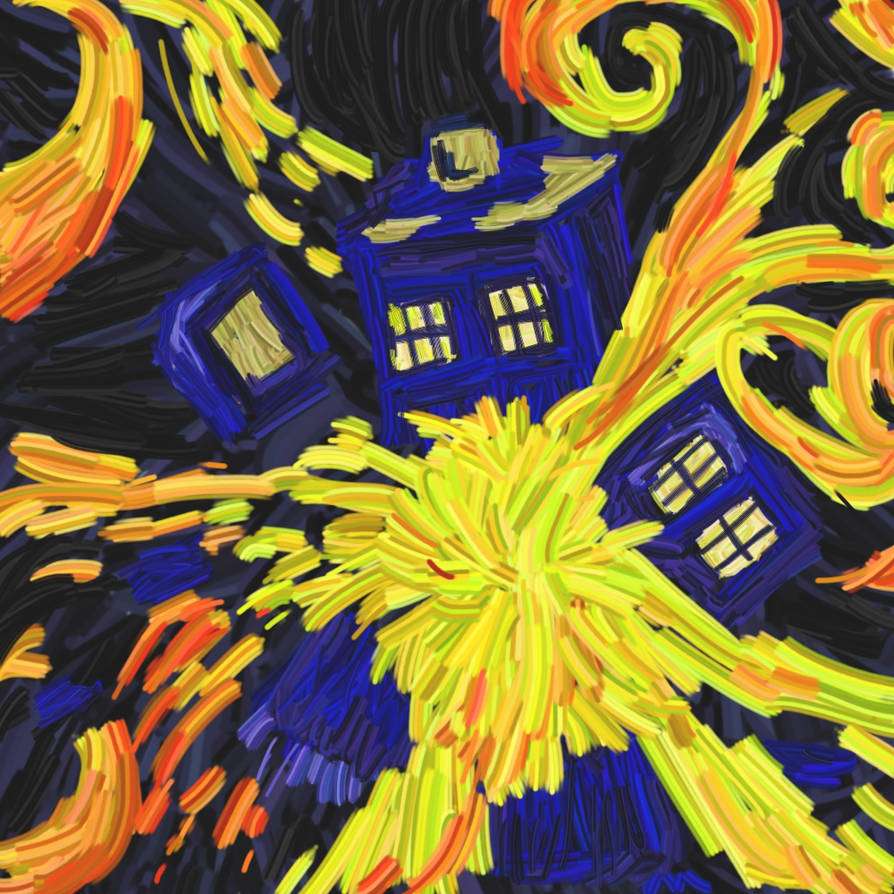 TARDIS Exploding by yuewolf on DeviantArt