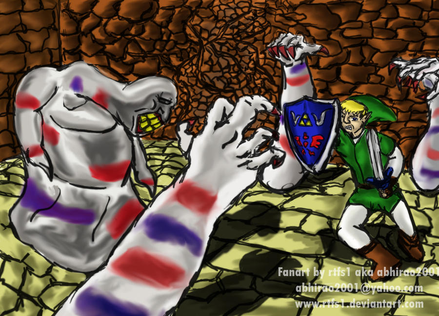 Link Vs Dead Hand By Rtfs1 On Deviantart