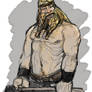 shirtless viking