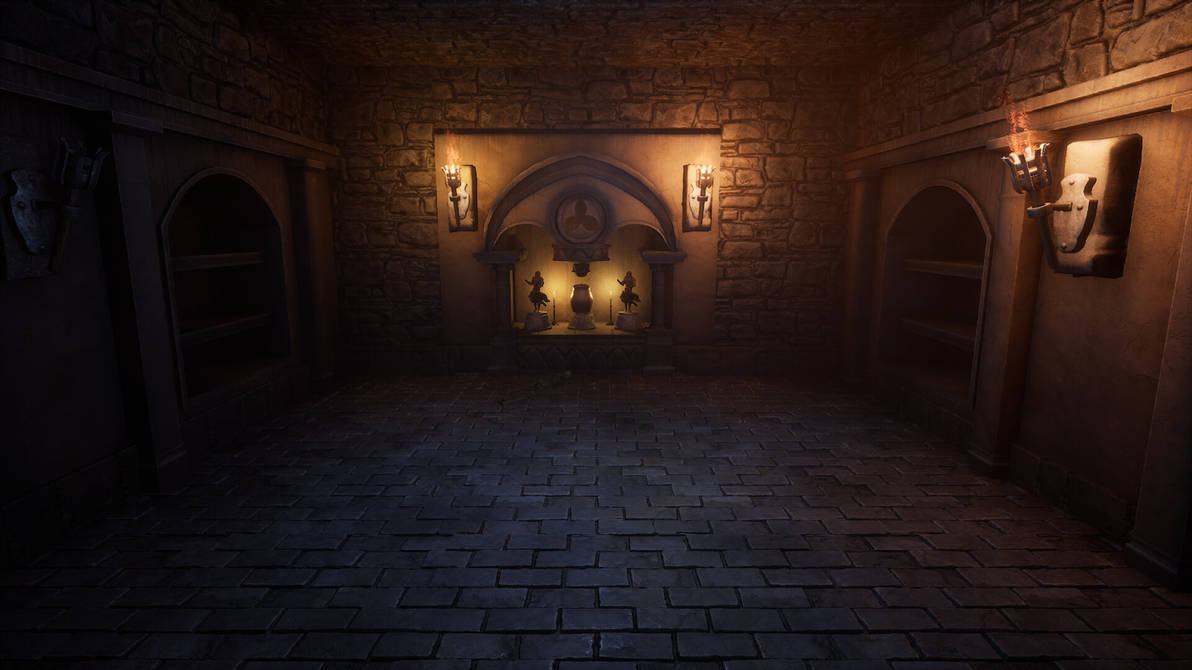 Spooky Crypt in UE4 by KingdomFantasy6 on DeviantArt