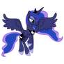 Princess Luna In Flight