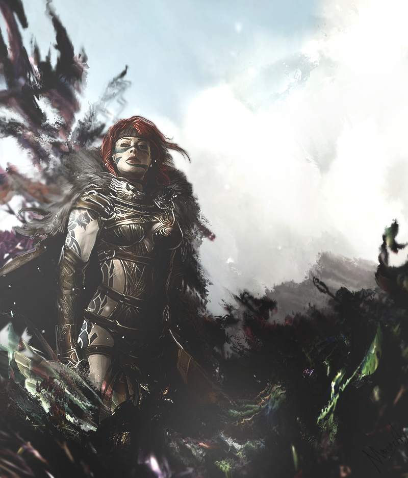 Guildwars Warrior Large Art