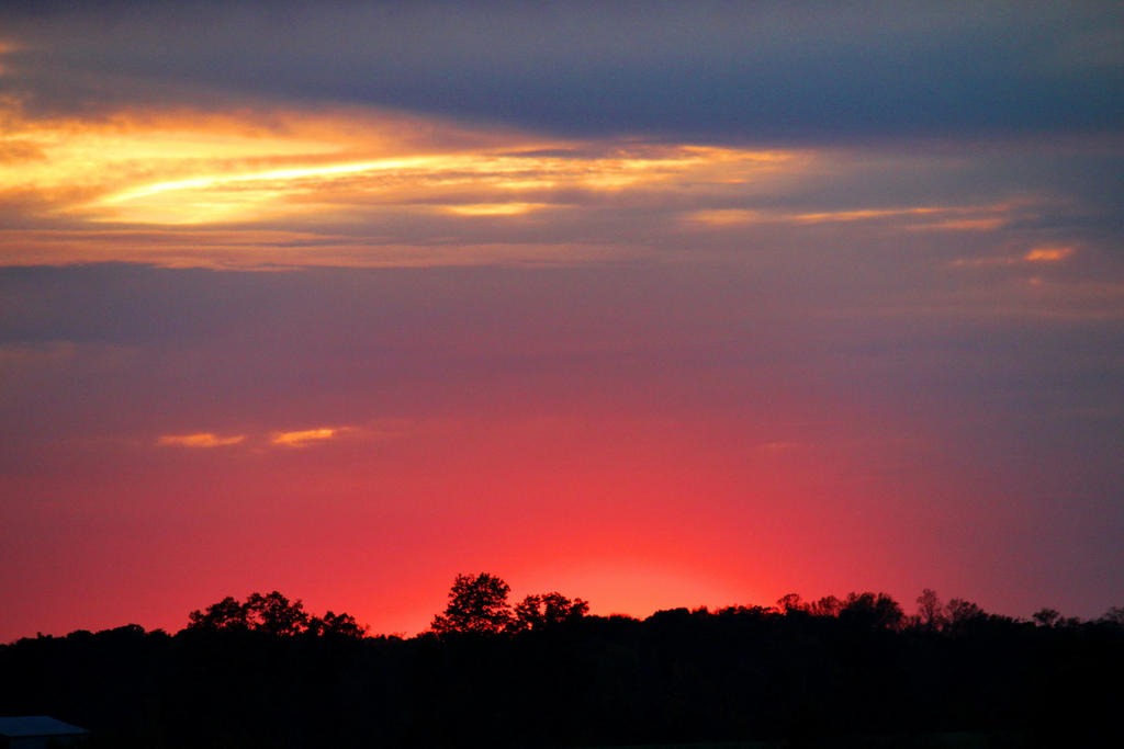 Sun Fades To Red Glow