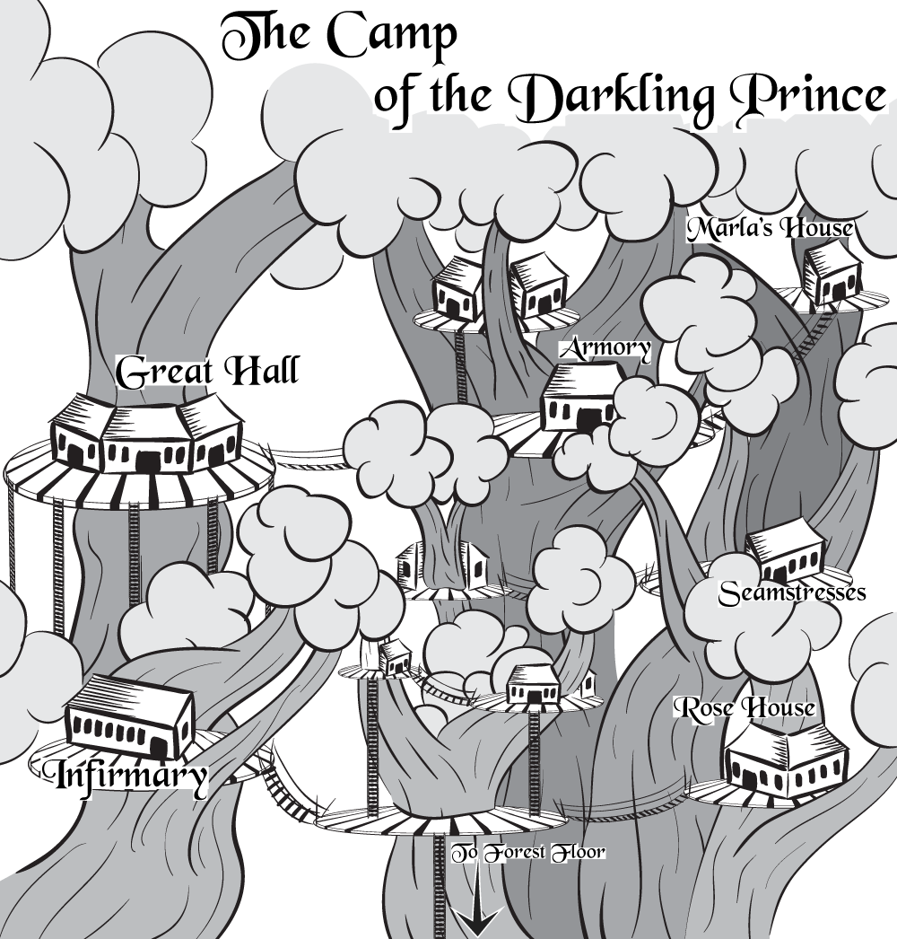 The Camp of the Darkling Prince Map