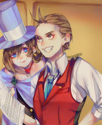 Trucy and Apollo