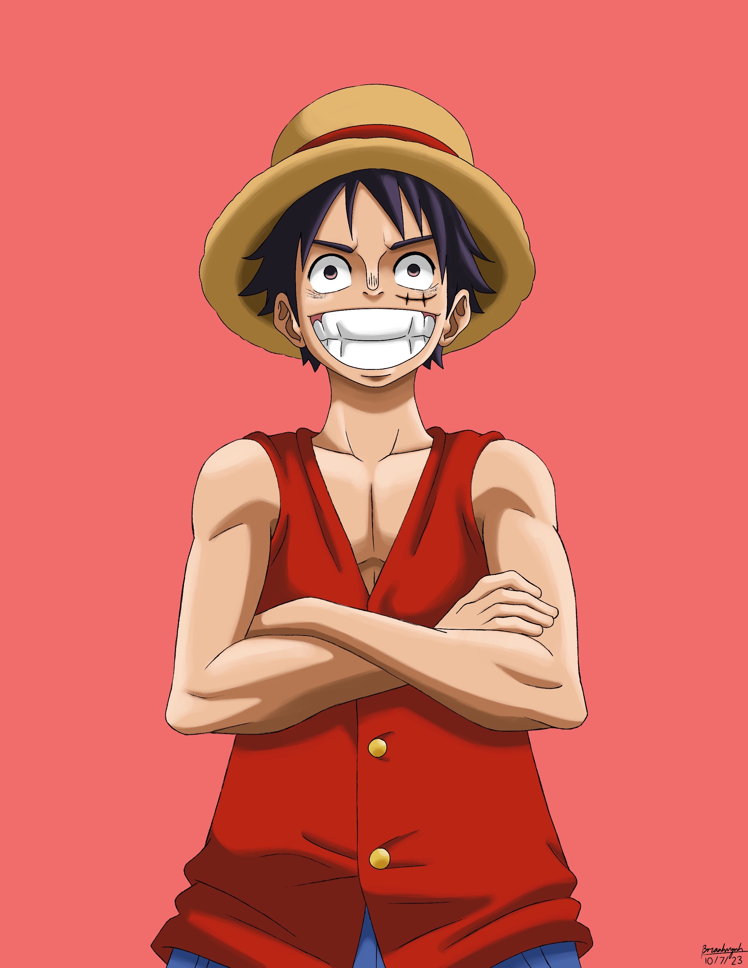 Luffy by RasooliArtworks on DeviantArt