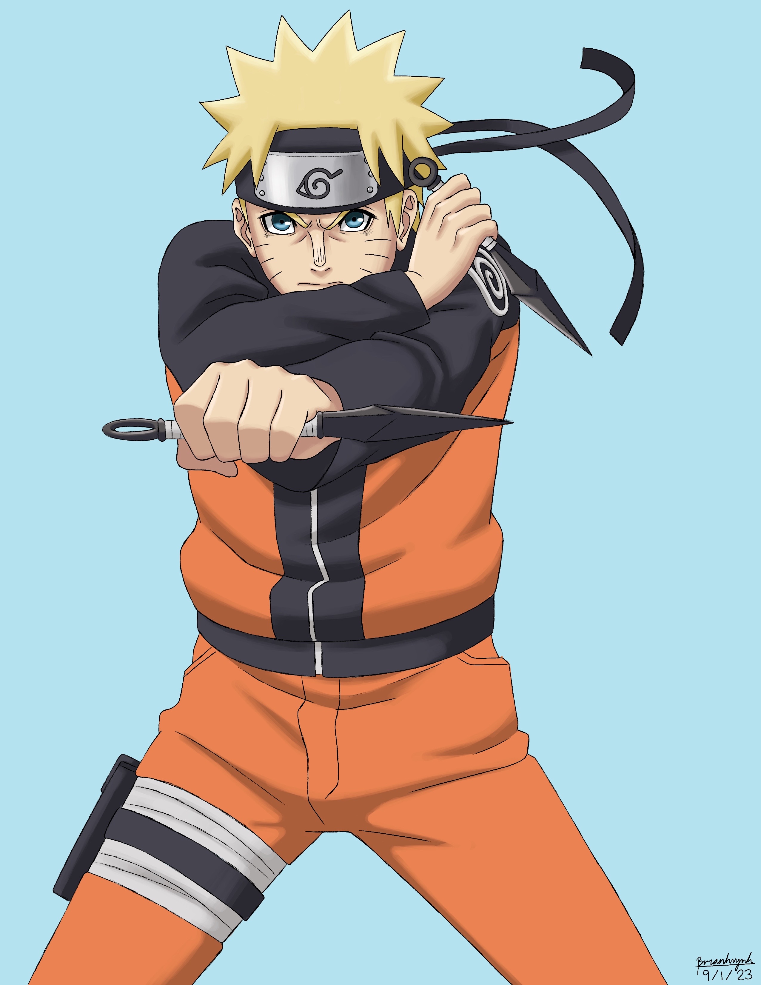Naruto ShippudenNaruto and Sasuke (Clash) by iEnniDESIGN on