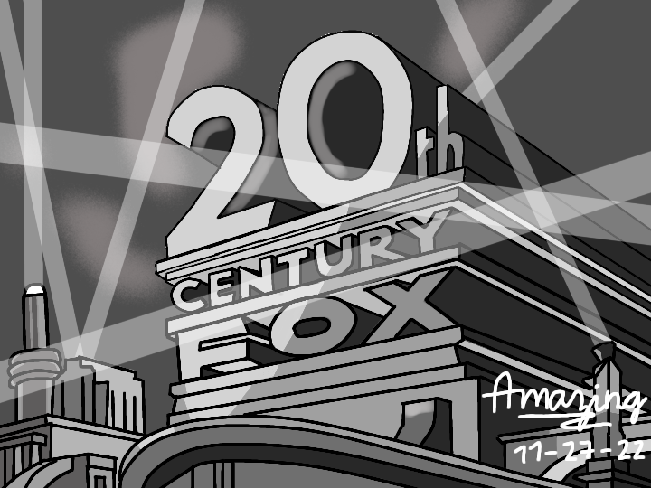 20th Century Fox Logo 1935 Widescreen - Download Free 3D model by