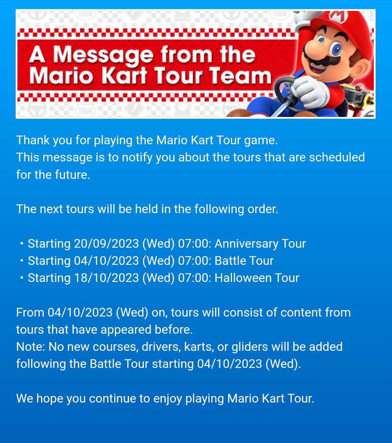 1 Year Anniversary Wallpaper!! Thanks for playing Mario Kart Tour!! : r/ MarioKartTour