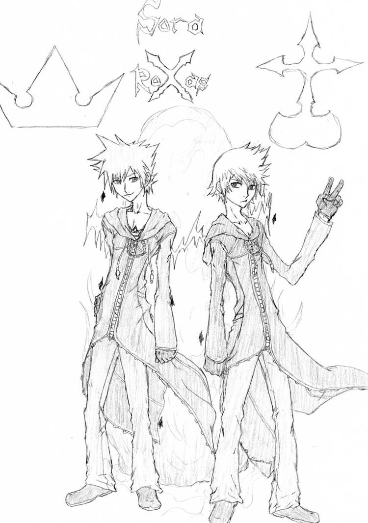 Add an X and there's Roxas by Vidaces on DeviantArt