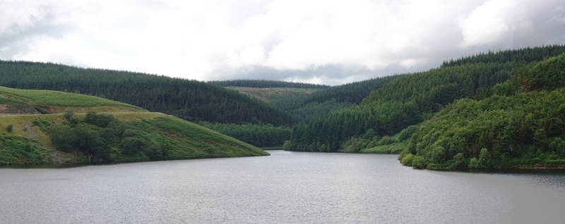 Brecon dam panorama by CAStock