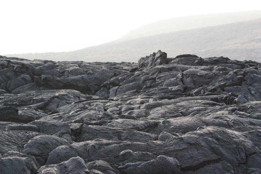Solidified lava by CAStock