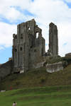 Corfe castle main towers by CAStock