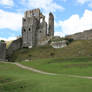 Corfe castle hill