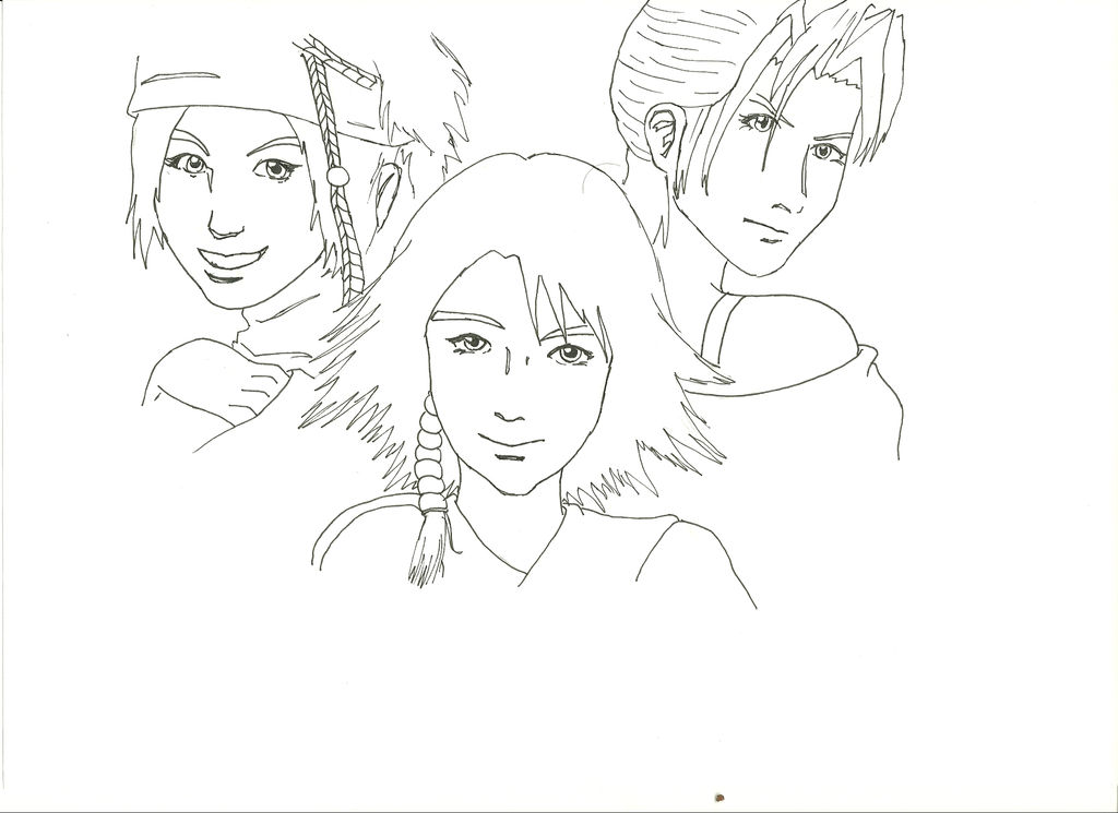 FFX 2 Girls By LuminaraLynn On DeviantArt ffx-2-girls-by-luminaralynn-on-deviantart