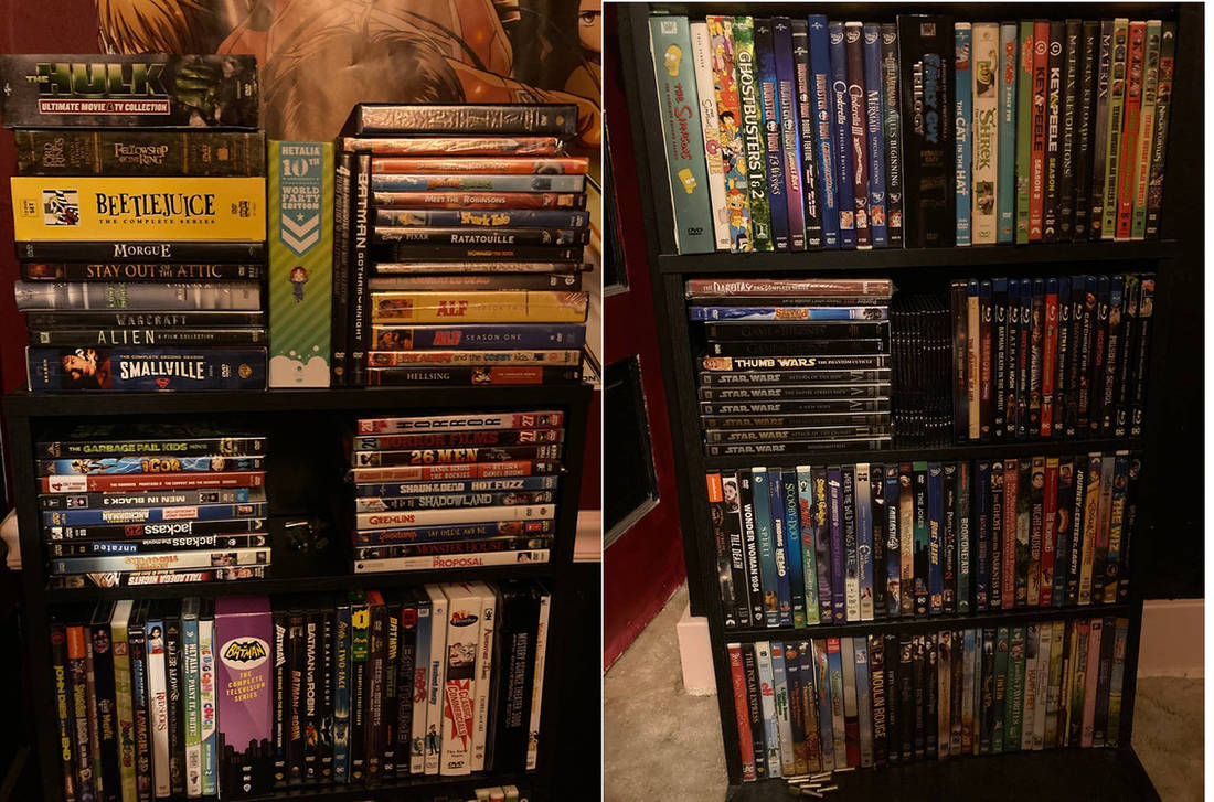dvd collection by Siztr on DeviantArt