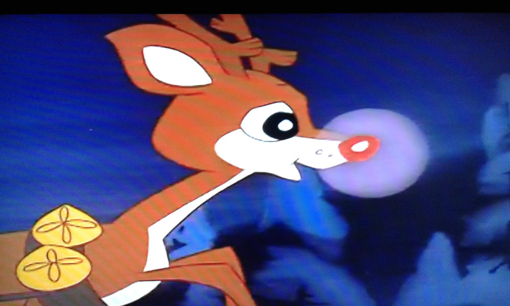 Hand Drawn Rudolph by AisFoxHusky on DeviantArt