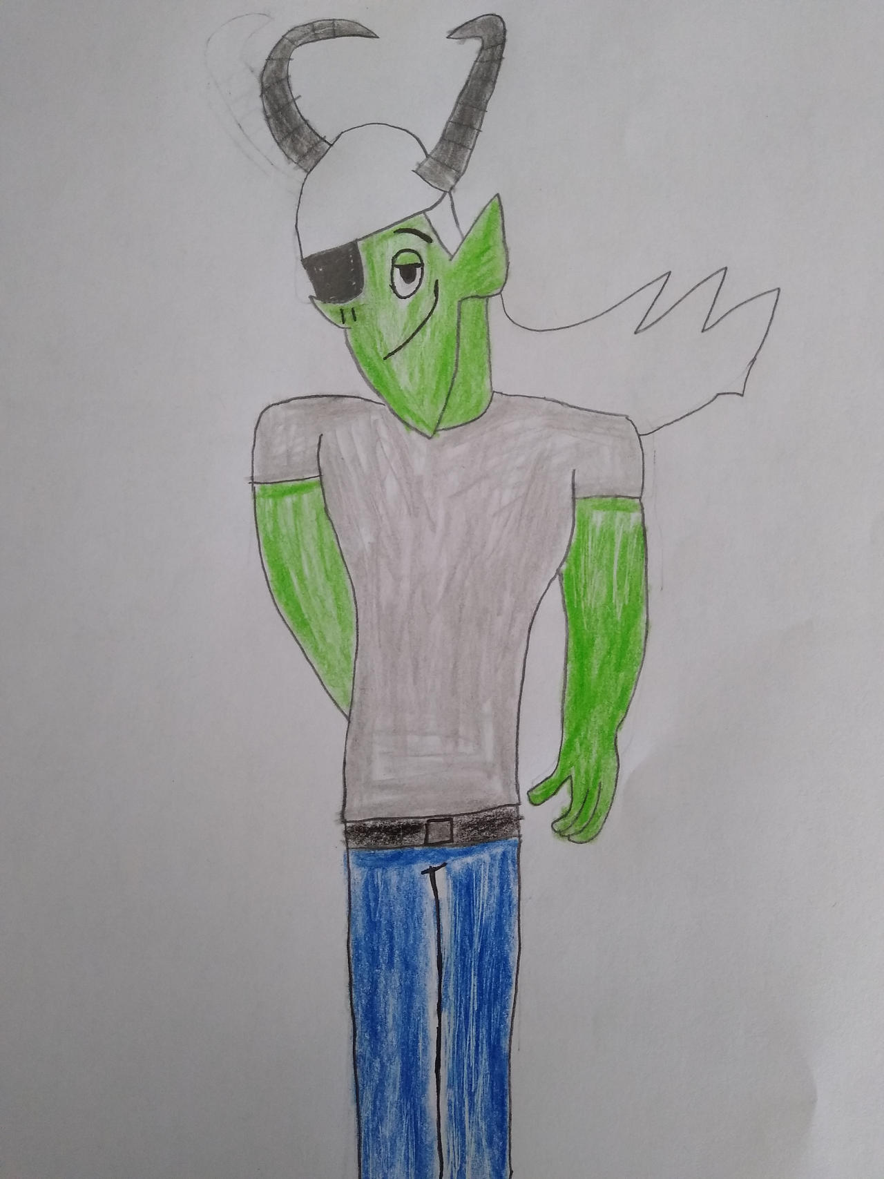 Mr Green In Casual Clothes