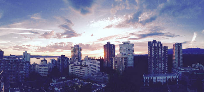 buildings and sky