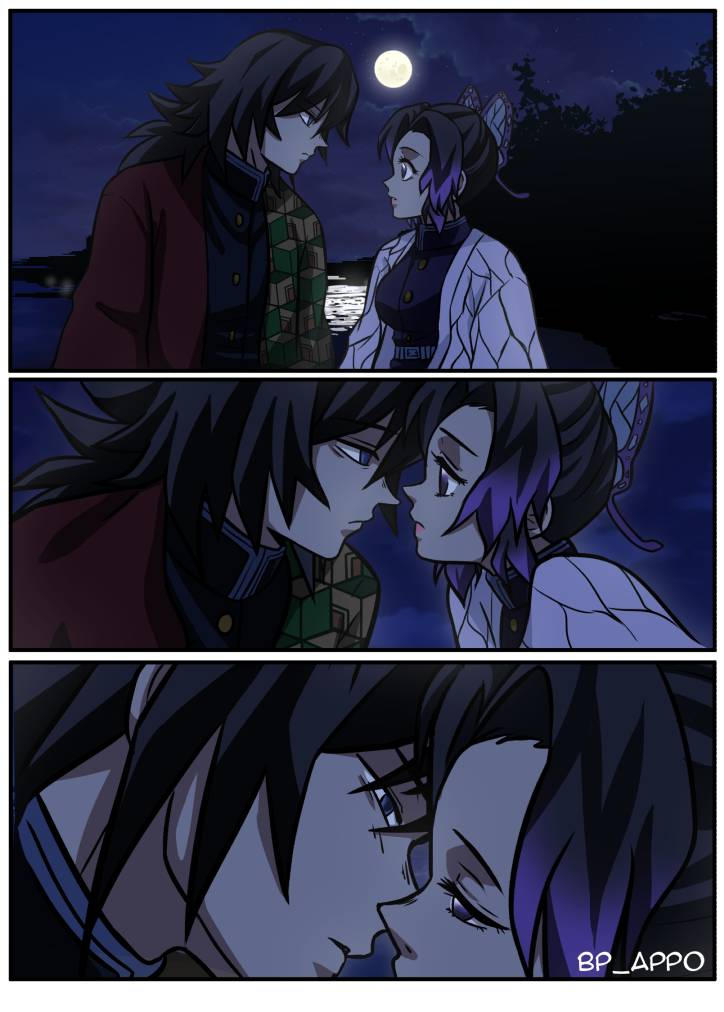Giyuu X Shinobu First Kiss By Tsukinosshadow On Deviantart Giyuu X Shinobu First Kiss By Tsukinosshadow On Deviantart