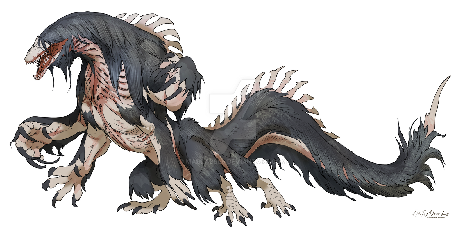 SCP-682 by madlab666 on DeviantArt