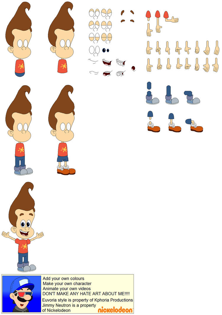 Jimmy Base Deviantart Character Builder - Jimmy Neutron by VinceMartinezStudios on DeviantArt