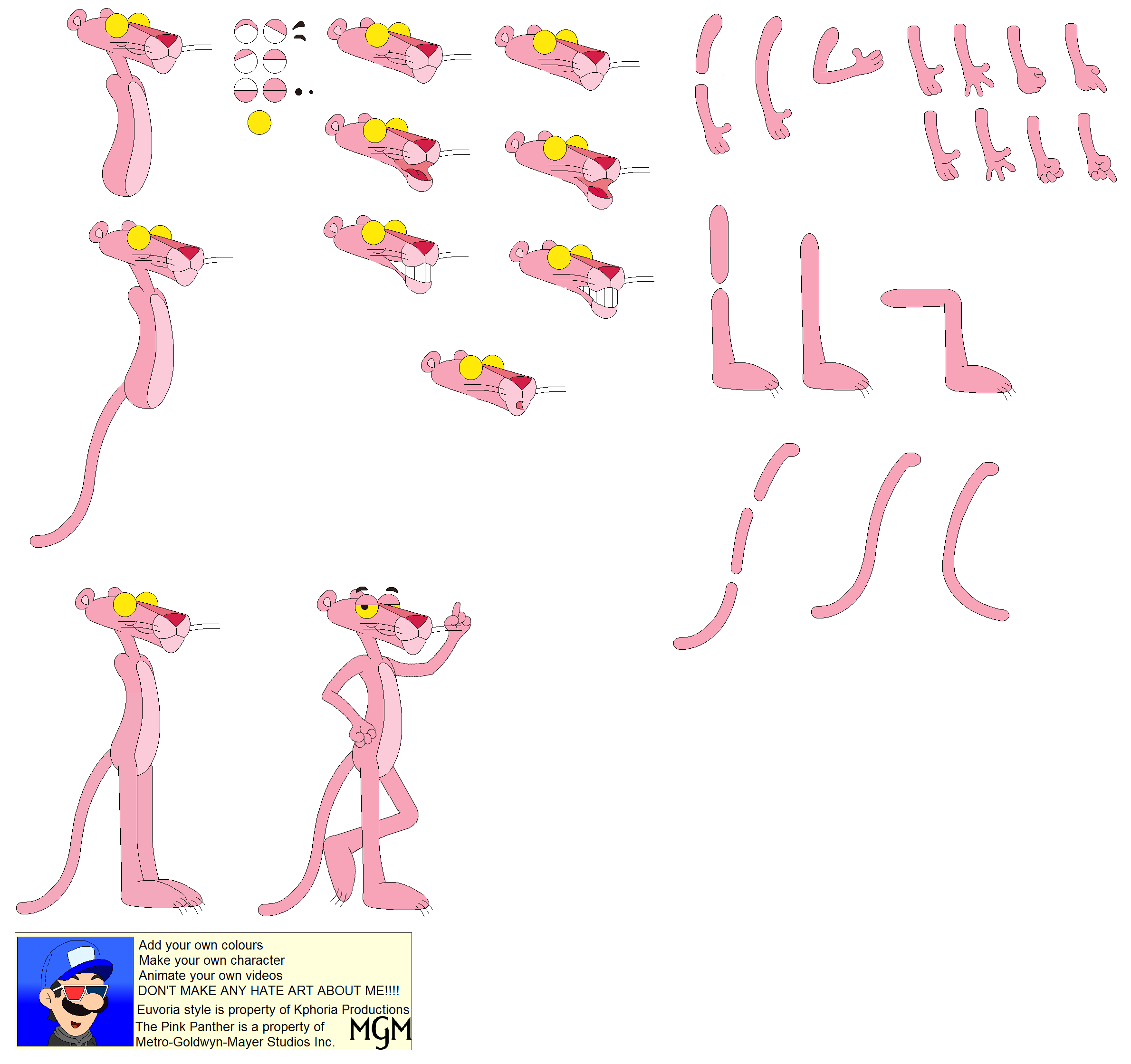Character Builder Pink Panther Edited By Vincemartinezstudios On Character Builder Pink Panther Edited By Vincemartinezstudios On