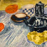 Copy of Van Gogh still life in acrylic 