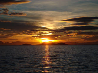 Atardecer en La Manga