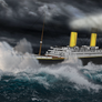 RMS Olympic weathering a storm - SketchUp/Gimp 2