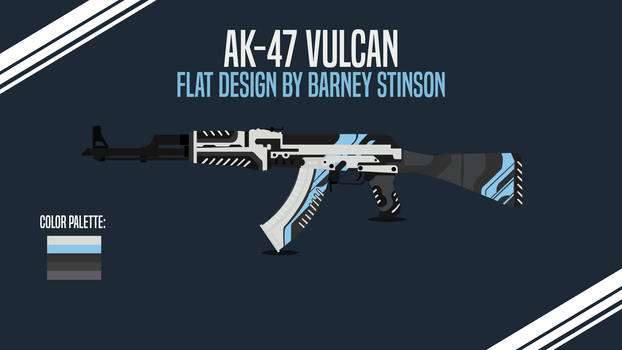 AK-47-Vulcan Flat Design