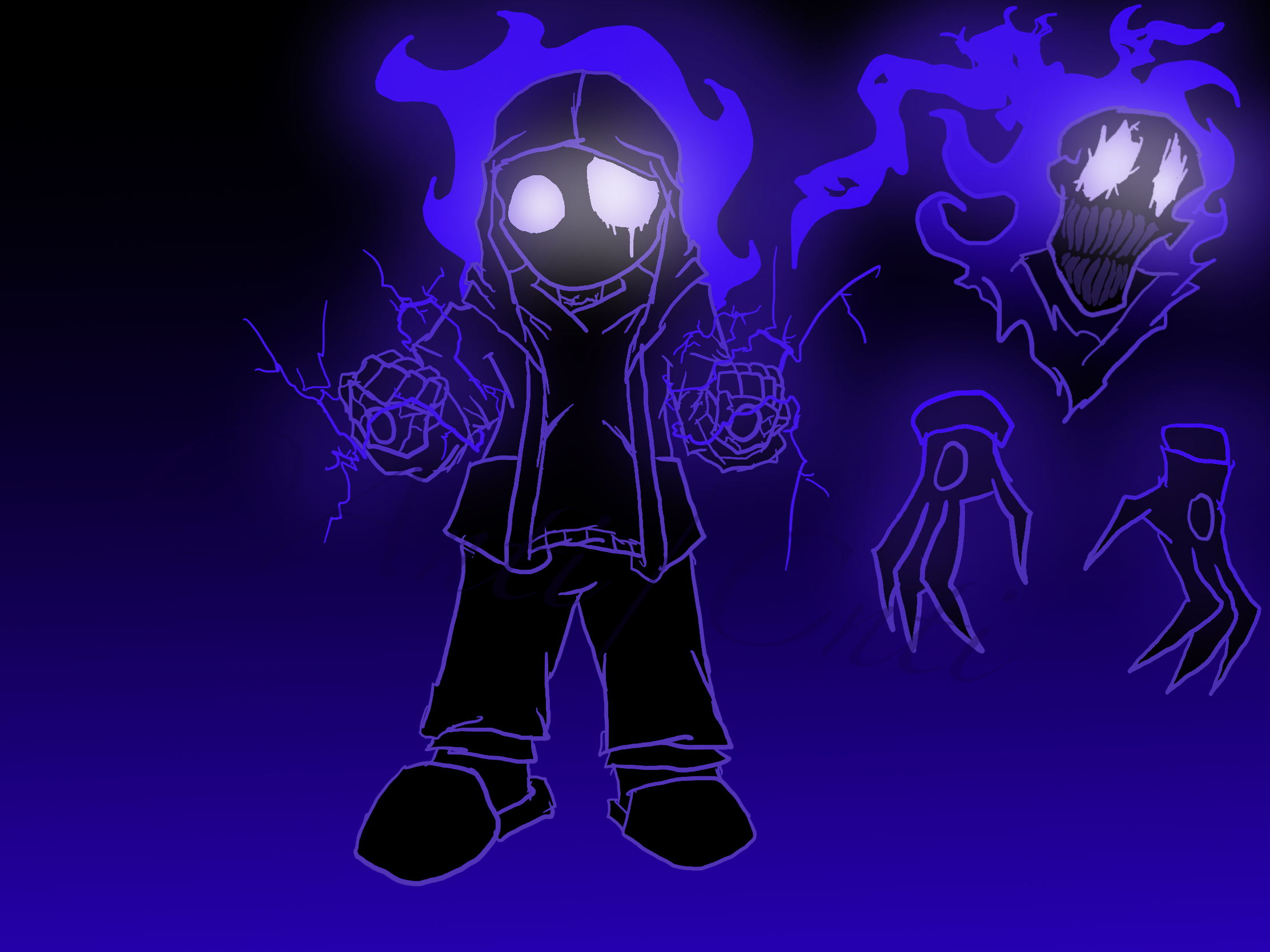 Nightmare Dust sans [Friday Night Funkin'] [Mods]