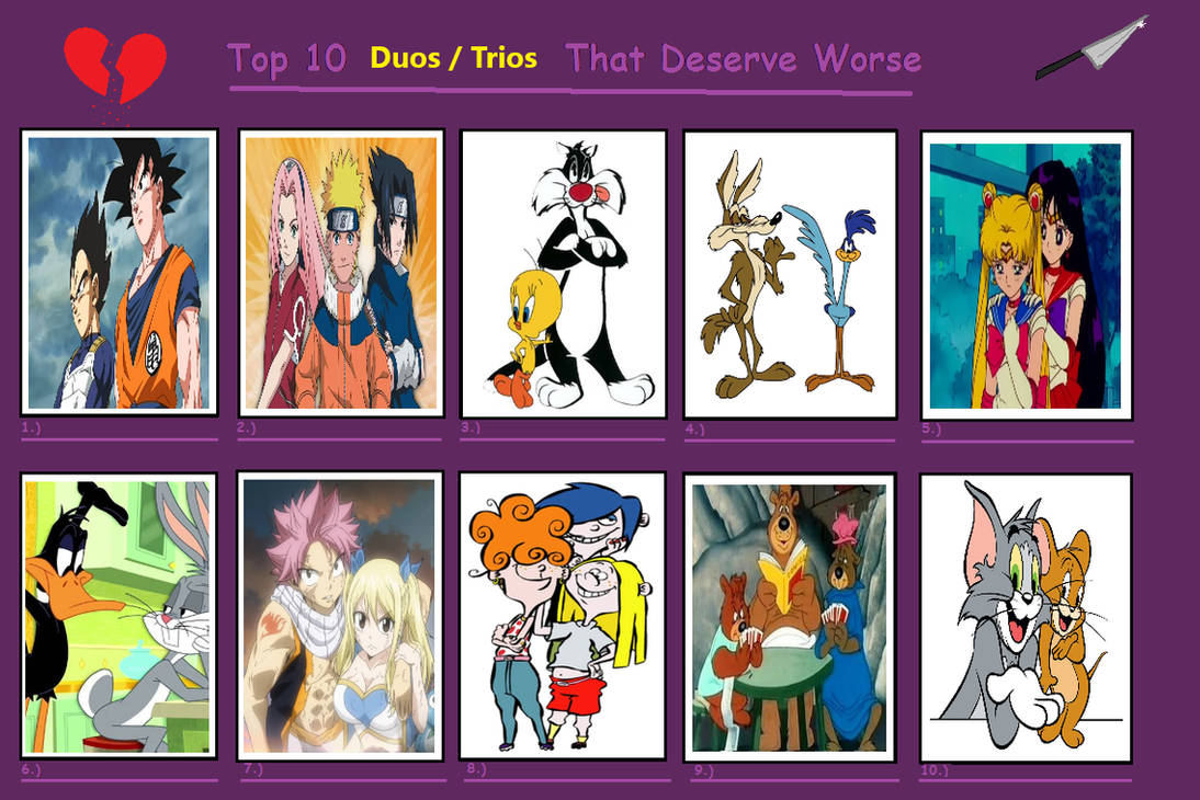 Top 10 Worst Duos Trios That Deserve Worse Meme By Besttoonever4 On top-10-worst-duos-trios-that-deserve-worse-meme-by-besttoonever4-on