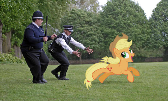 Chasing Applejack