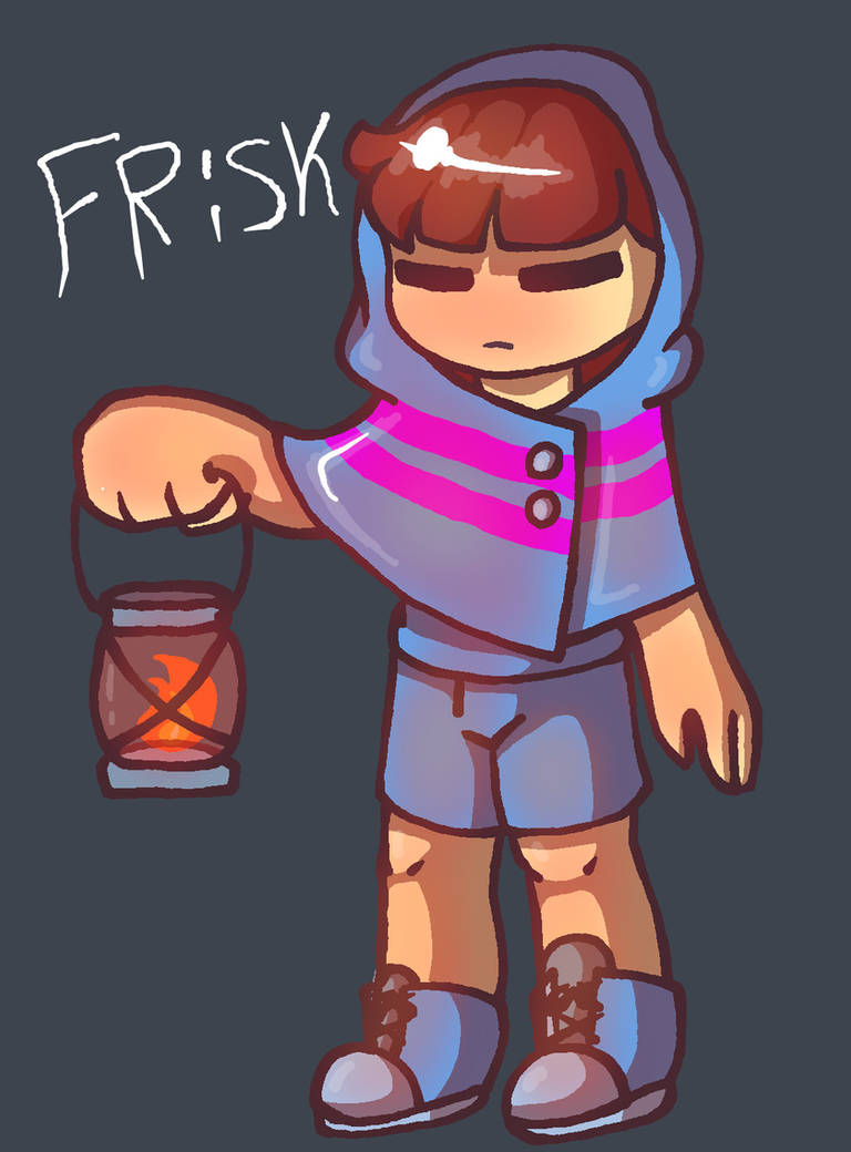 Frisk- Rainfall by synnibear03 on DeviantArt